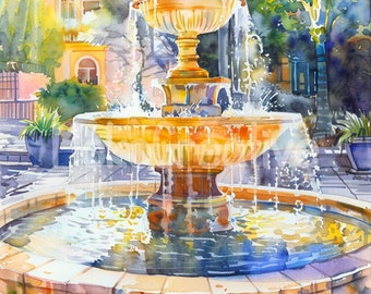 絵画 water fountain Amazon.com: Glitzhome Outdoor Fountain 3 Tier Waterfalls