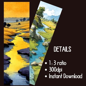 River Lands Bookmark Clipart 14 PNG, Printable Cartoon Creek Clipart ...