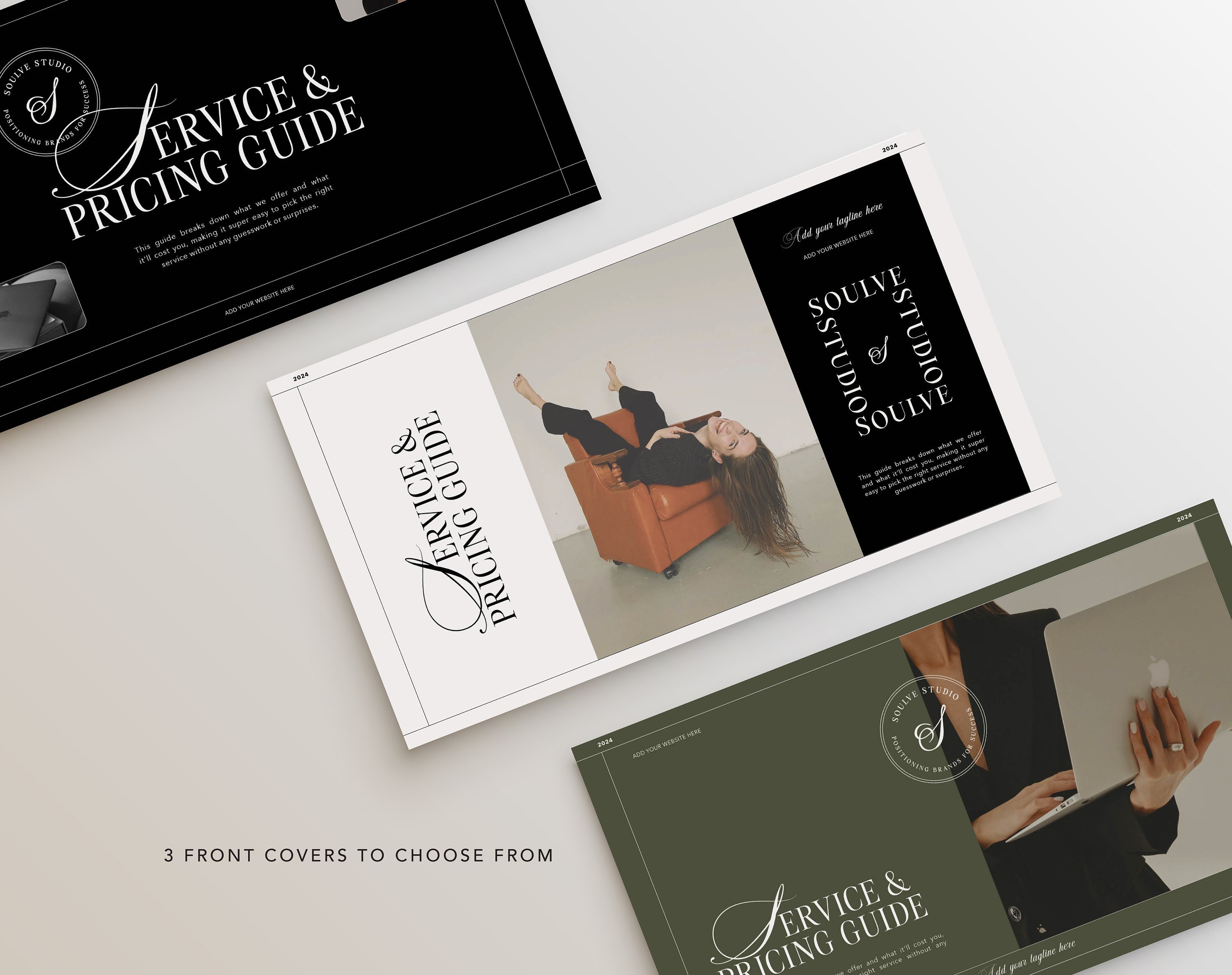 Service & Pricing Guide Client Brochure Template Portfolio Case Studies ...