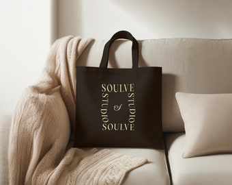 Tote Bag Mockup: Canvas Shopping Bag, Digital Download (PSD)