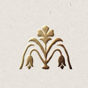 Embossed Gold & Silver Foil Logo Mockup: Textured Background (PSD Files)