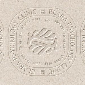 Deboss Logo Mockup: Textured Background, Branding Mockup (PSD Files)