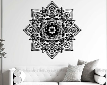 Mantra mandala, heilige geometrie, spirituele kunst, svg-bestand, dxf patroon, cdr vector, vector kunst, digitale mandala, home decor, meditatie decor