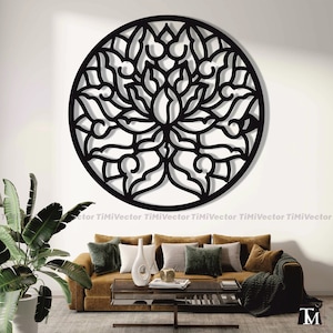 Decoração redonda, arquivos svg, dxf, eps, cdr para corte a laser, plasma, glowforge, cricut. download digital para arte de parede, decoração de casa, artesanato
