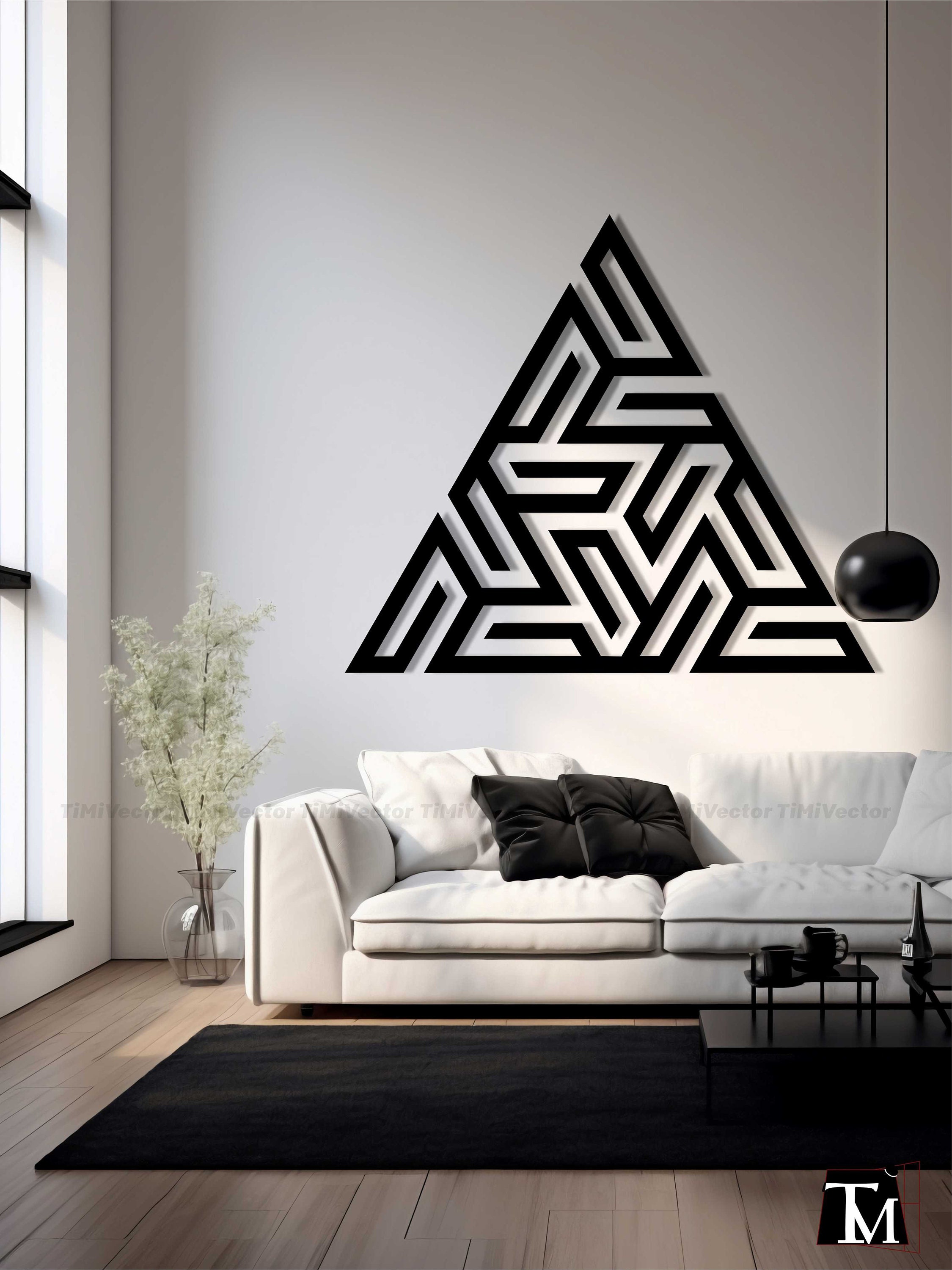 MPLONG Wall Art, Set Of 3 Black And White Simple Natural Contemporary Abstract Color Blocks Canvas Prints, Aesthetic Wall Decorations For Living Room, Bedroom, Kitchen, Office (Black, 24" X 32