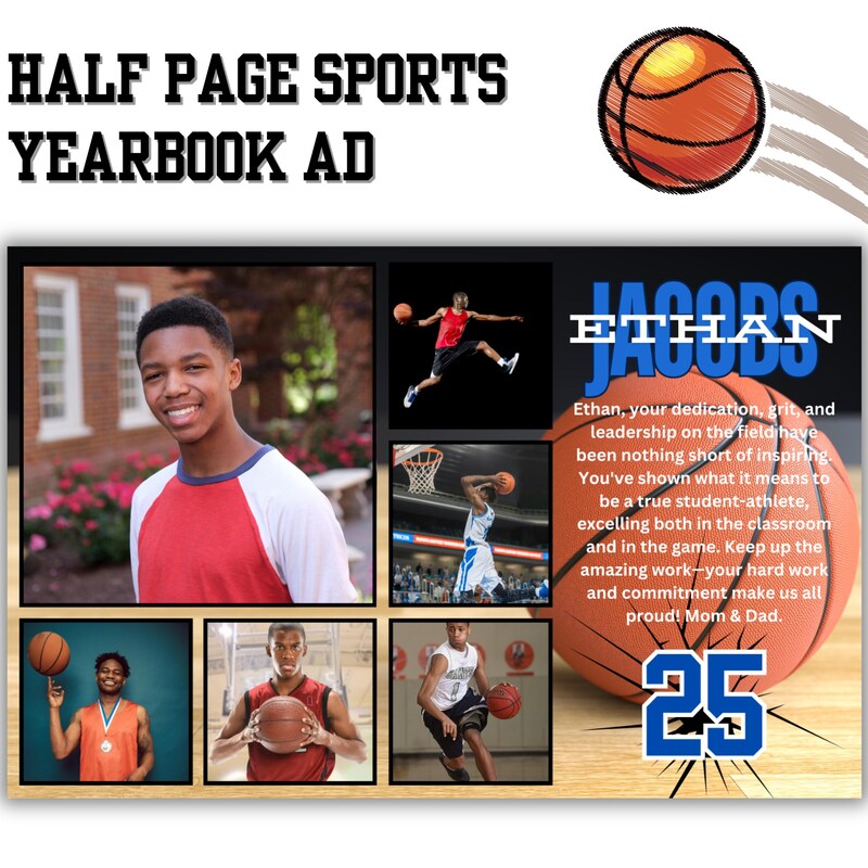 Yearbook Ad for 8th Grade - Etsy