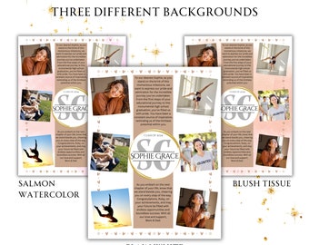 Yearbook Ad template Full Page 2024 |Dance Recital Ad Template |Easy Personalization Canva | School Yearbook | Photo Card | Instant Download