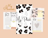 Animal Print Planner, Leopard Print Planner, Jungle Planner, Budget Tracker, Daily Planner, Weekly Planner Monthly Palnner Financial Freedom