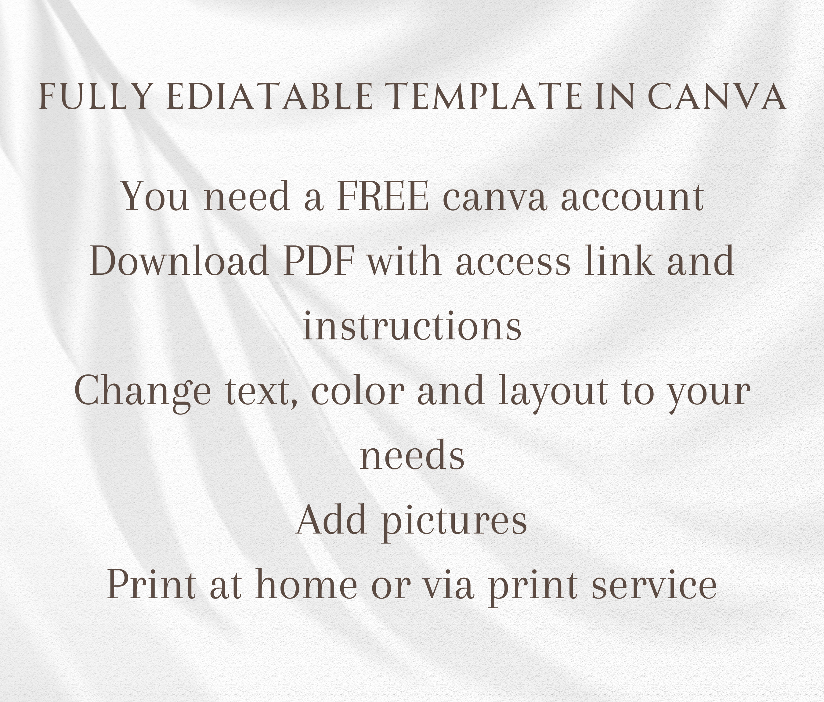 Elegant Recital Ad Tribute Self-editing in Canva | Ballet Dance Program ...