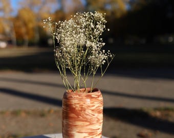 ヴィンテージ大理石オニキス花瓶：手彫りの脚付き石花瓶 - Etsy 日本