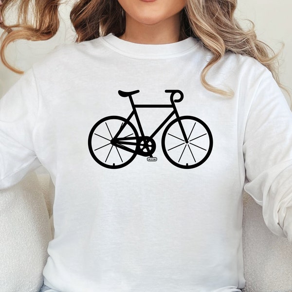 Bicycle Svg Png, Bike T-Shirt, Road Bike Gifts, Racing Bike Svg, Silhouette Svg, Mountain Bike, Bike Cut File, Digital Craft File