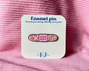 Christian Enamel Pin: Religious Tote Bag Accessory mystery set
