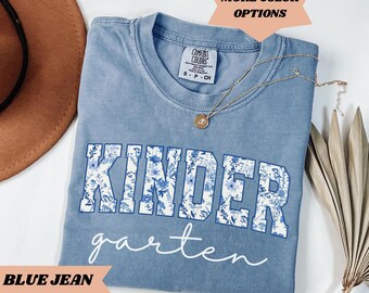 Kindergarten Teacher Shirt Kindergarten Sweatshirt Elementary School Teaching Tee First Day Of Kindergarten Teacher Team Appreciation Gift
