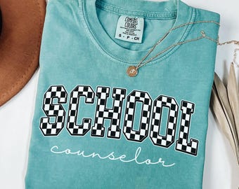 Comfort Colors School Counselor Shirt School Therapist Shirt Back To School Counselor Tee Guidance Counselor Shirt School Counseling Therapy