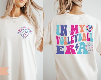 Personalized In My Volleyball Era Shirt,  Volleyball Mom Shirt, Gift for Volleyball Player, Game Day Tee, Coach Gift, Volleyball Game Day
