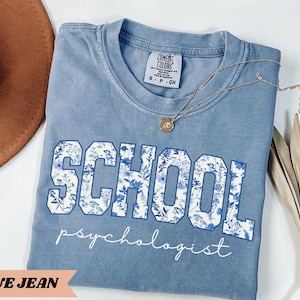 School Psychologist Shirt School Councelor Tee Registered Psychologist Gift For School Psych Back To School Gift School Mental Health Shirts
