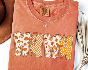 Camisa de mamá Coquette Camisa de mamá de otoño Camisa de mamá a cuadros Camisa de mamá retro Camisa de mamá de temporada de calabaza Camisa de mamá de Acción de Gracias Camisa de mamá de otoño Camisa de otoño