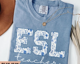ESL Teacher Shirt ESL Teacher Appreciation Gift for esl Teacher Shirt English As Second Language Teacher New ESL Teacher Multilingual Teache