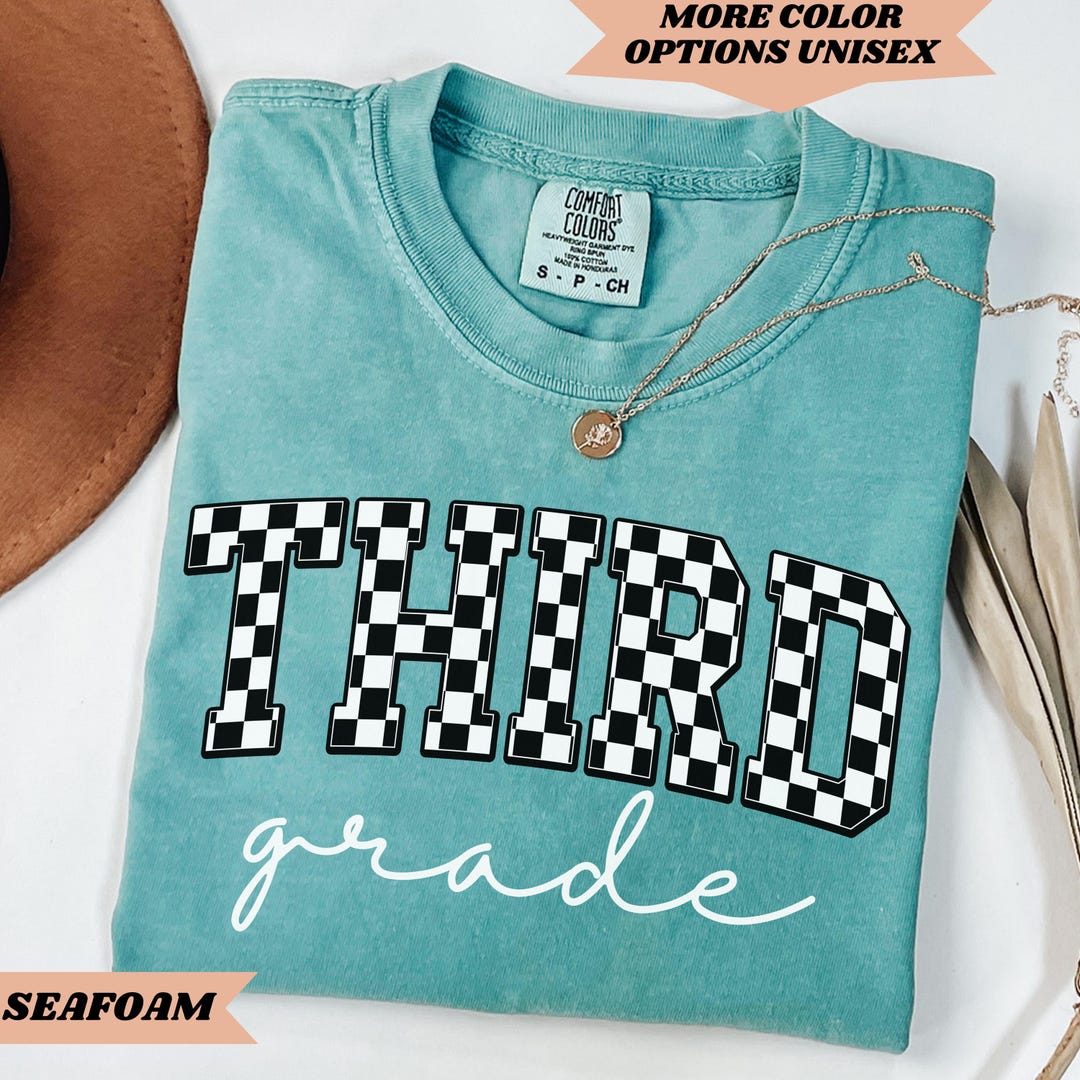 Third Grade Teacher Shirt For Women - Back To School 3rd Grade Tee With First Day Design