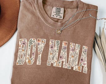 Comfort Colors® Boy Mom Shirt, Boy Mama Sweatshirt, Gift For New Mom, Pregnancy Reveal, Mother's Day Gift, Boy Mom Life Shirt Boy Mom Club
