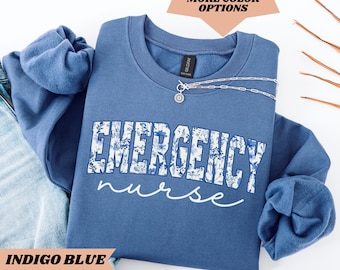 Emergency Nurse Sweatshirt, Emergency Nurse Shirt, Emergency Department Sweatshirt, ER Nurse Shirt Emergency Nurse Gift, Nurse Week Shirt