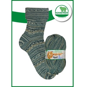 SKEIN Opal Sock Yarn,  Color Schafpate 14 11196 , 4-ply 100 grams/ 465 yards