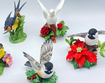 The Lenox Garden Bird Collection Fine Porcelain Birds Sold