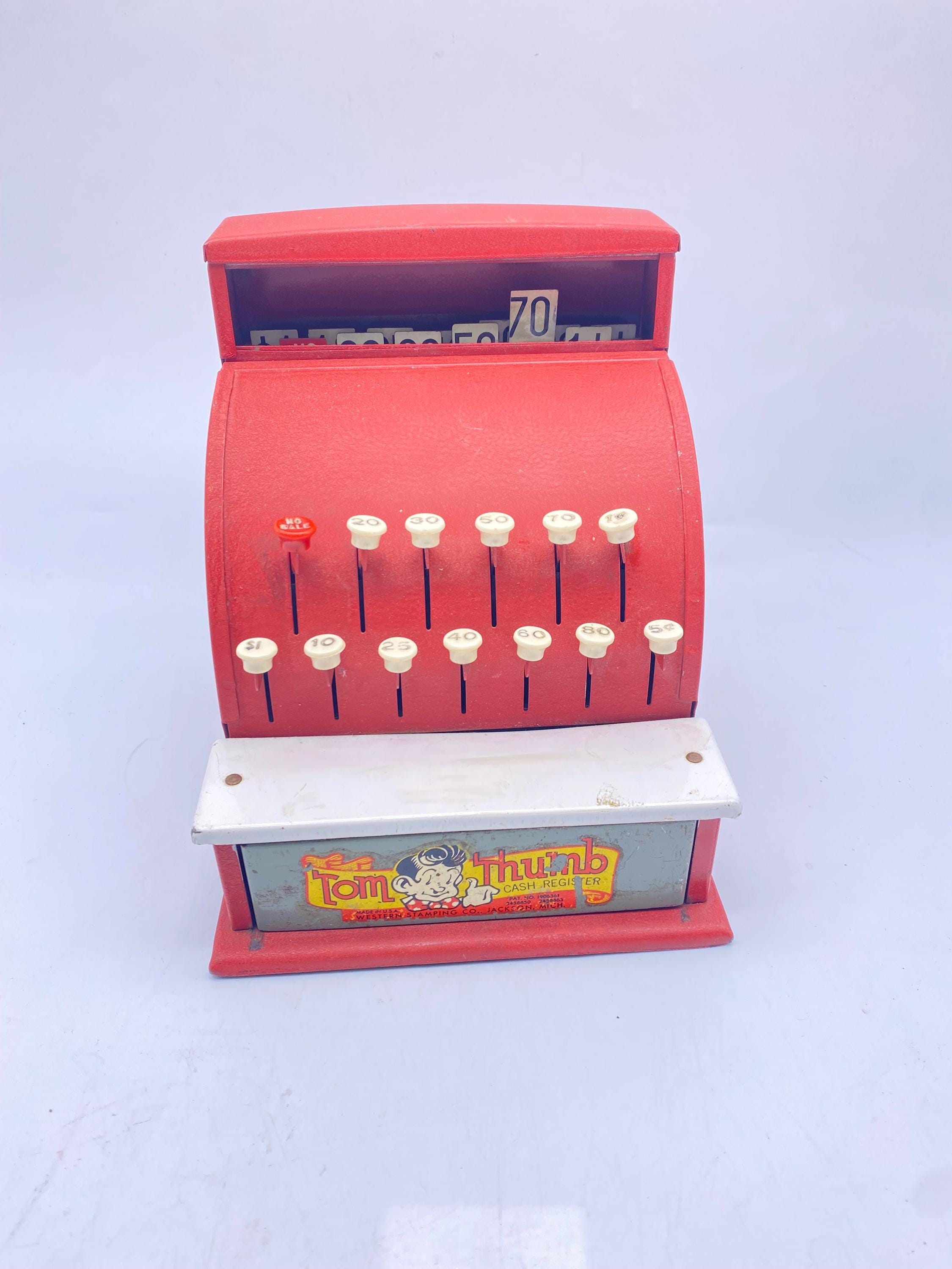 ナショナル レトロレジスター 赤色 ジャンク レトロ雑貨 レトロおもちゃ ナショナル レトロレジスター 赤色 ジャンク レトロ雑貨 レトロ
