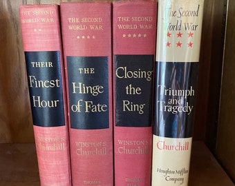 Winston Churchill The Second World War Series Books 1949 - 1953 Edition USA Printings Sold Individually