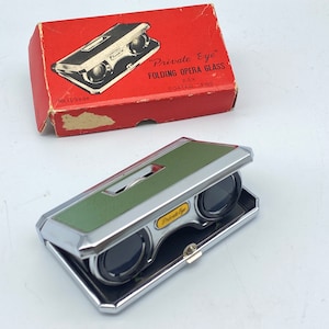 Private Eye Folding Opera Glasses Vintage