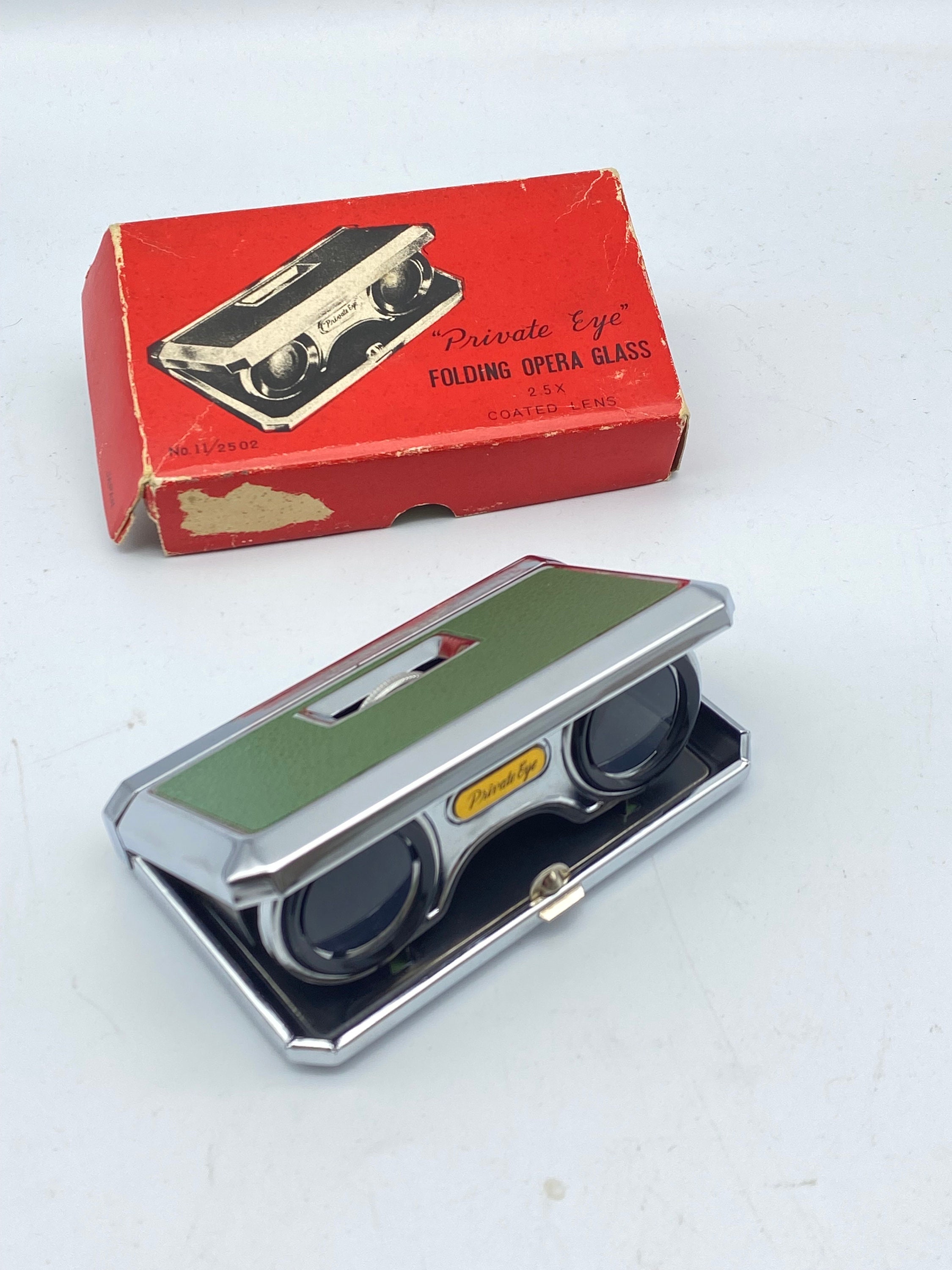 Private Eye Folding Opera Glasses Vintage
