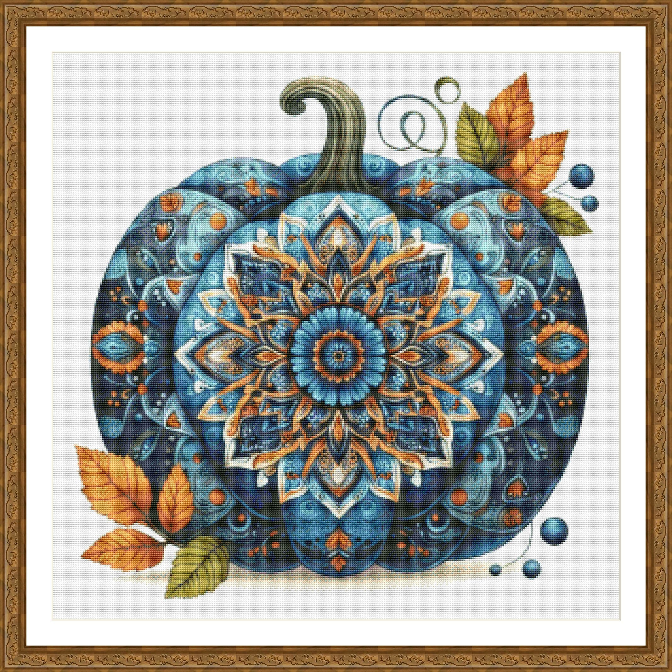 PDF Pumpkin Counted Cross Stitch Pattern, Gift Design, PDF Instant ...