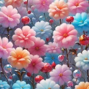 PDF Flowers Counted cross stitch pattern Digital X-stitch chart modern Instant Download Digital format