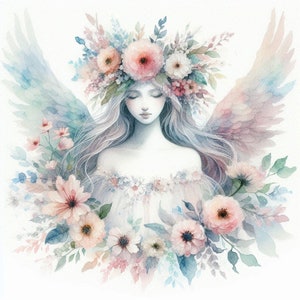 PDF Angel Cross Stitch Pattern Digital Format Cross Stitch pattern, PDF Instant Download.