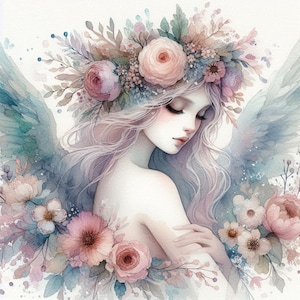 PDF Angel Cross Stitch Pattern Digital Format Cross Stitch pattern, PDF Instant Download.