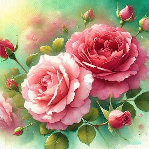 PDF Flower bouquet Roses Counted cross stitch pattern Summer Garden Flowers Modern Digital X-stitch chart Instant Download Digital format
