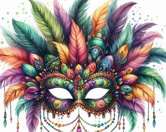 PDF Venetian mask, Carnival, Mardi Gras Cross Stitch Home decor Pattern Digital Format Cross Stitch pattern, PDF Instant Download.