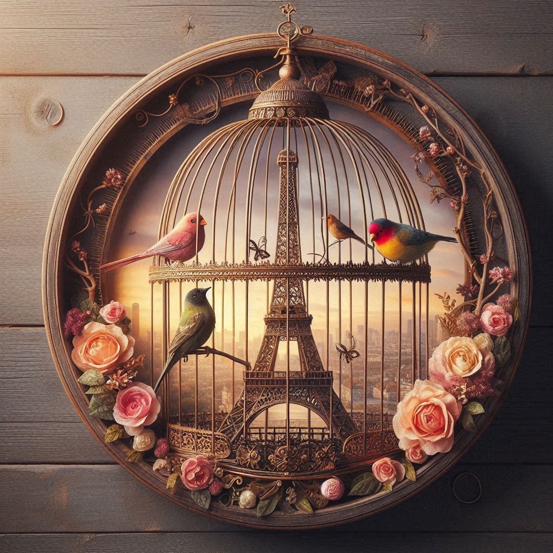 Eiffel Tower Bird Cage For Bird Lovers