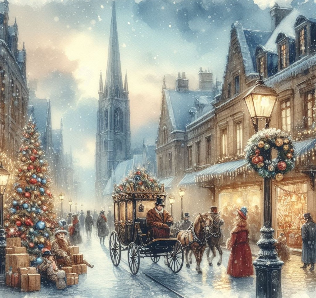 PDF Victorian Christmas Street Cross Stitch Pattern, Christmas Village  Cross Stitch, Gift Design, PDF Instant Download. - Etsy Norway