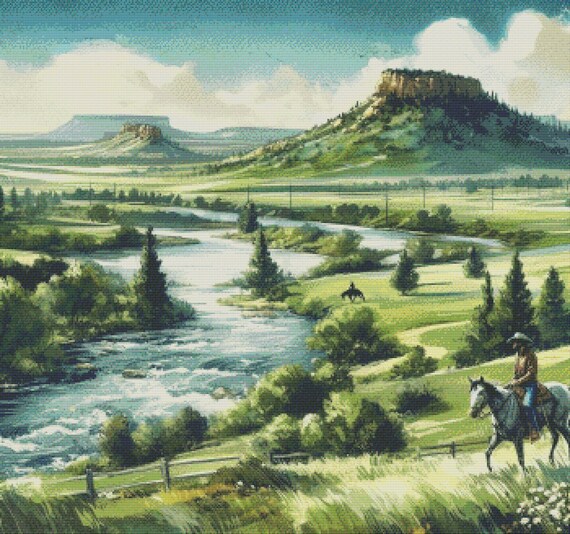 PDF オクラホマ州のクロスステッチパターン クロスステッチの花畑夏の