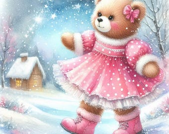 クロスステッチ シロクマ クロスステッチ 小さなクリスマスツリー