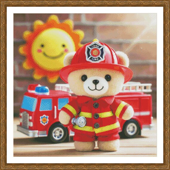 TOYANDONA Peluche Présent en Coton PP Doux et Confortable Camion de Pompiers Jouet Multifonctionnel de Camion de Dessin Animé pour Anniversaires et Chambre D'garçon et Filles TOYANDONA Peluche Présent en Coton PP Doux et Confortable Camion de Pompiers Jouet Multifonctionnel de Camion de Dessin Animé pour Anniversaires et Chambre D'garçon et Filles