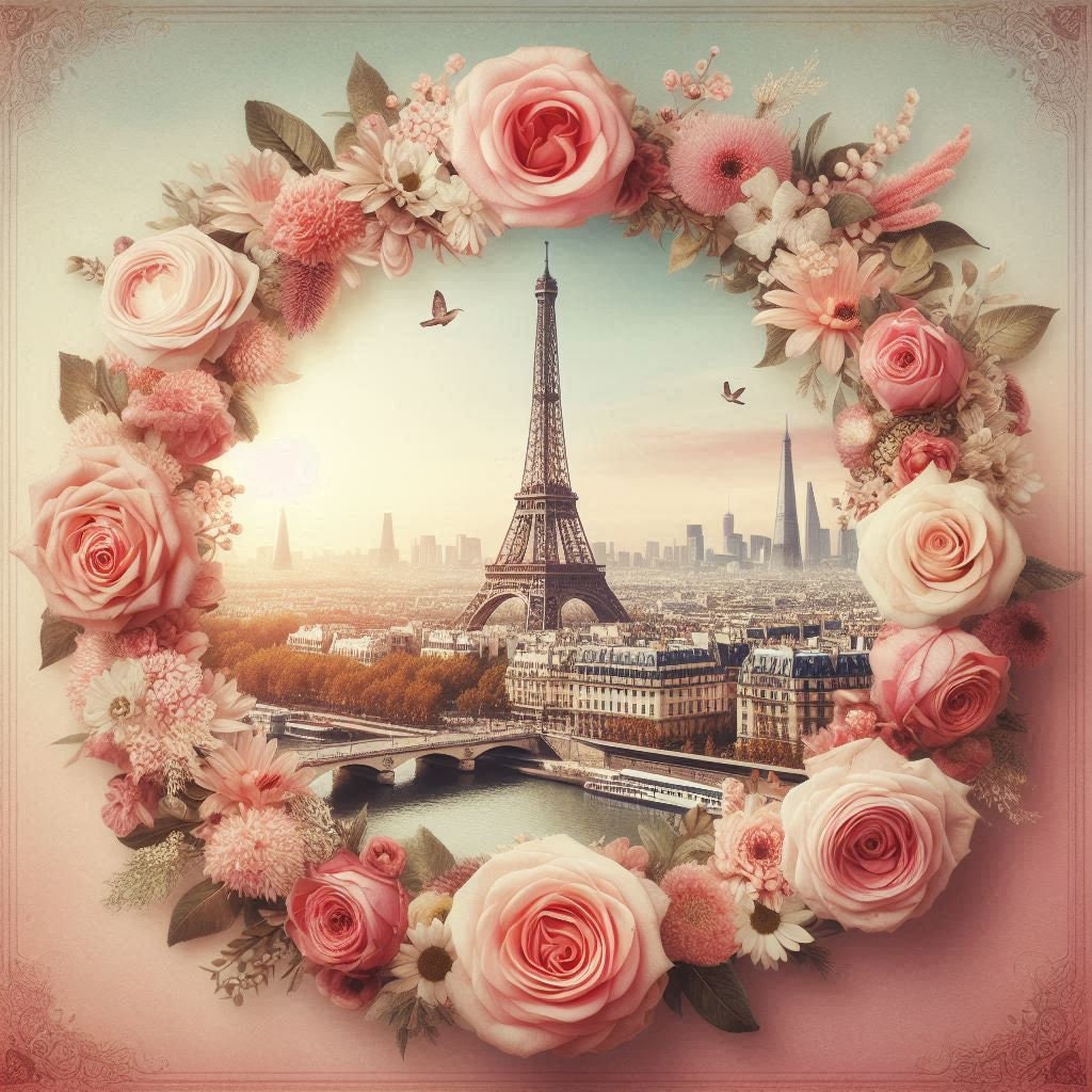 PDF Paris France Eiffel Tower Counted Cross Stitch Pattern, City Landscape Instant Download Digital format