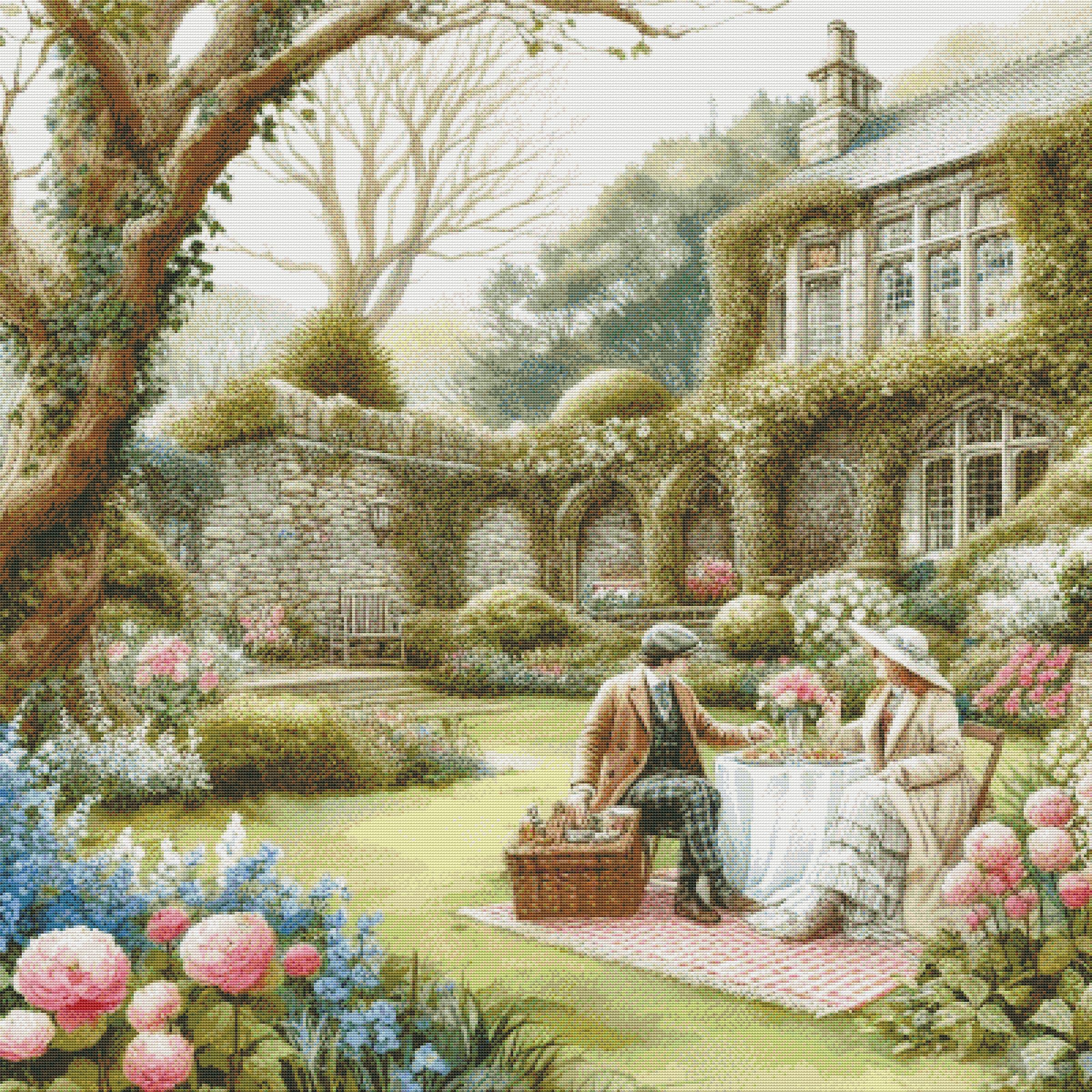 PDF Victorian Times Love Couple Couple in Love Counted Cross