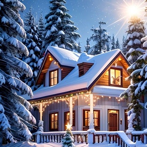 PDF Winter Star Counted cross stitch pattern Digital X-stitch chart modern Instant Download Digital Format