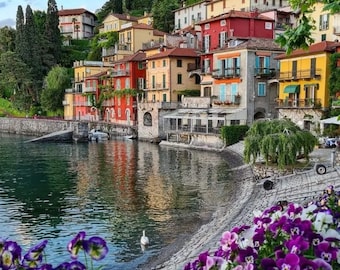 PDF Comer See Italien Kreuzstichmuster Stadt Meer Landschaft Sofortiger Download Digitalformat