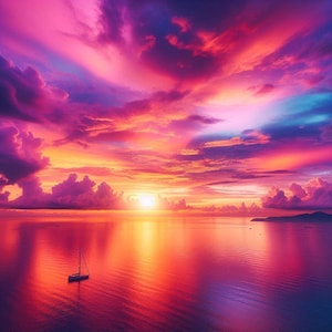 PDF Beach Sunrise Counted Cross Stitch Pattern Seascape Digital Cross Stitch Chart Seascape PDF Cross Stitch Pattern
