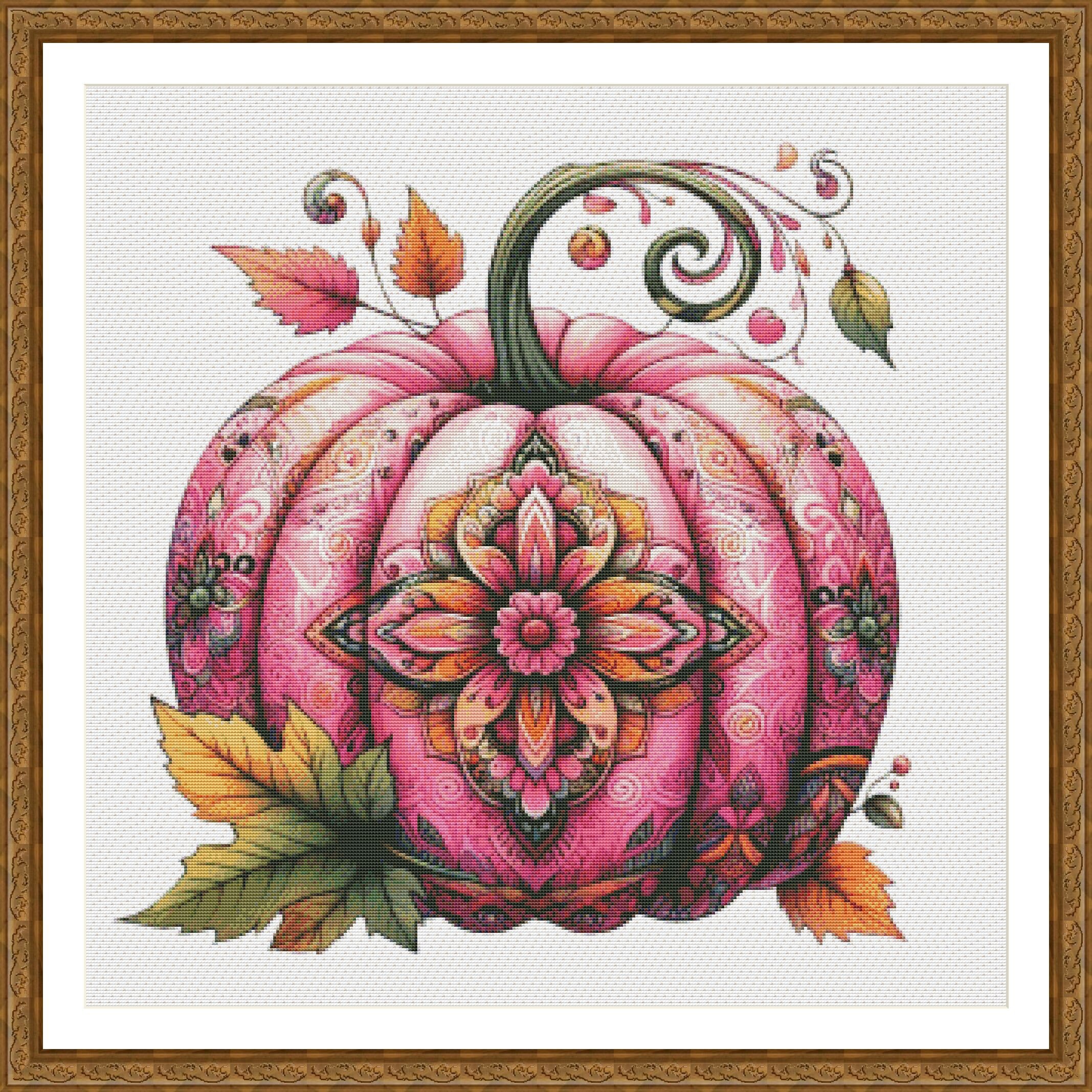 PDF Pumpkin Counted Cross Stitch Pattern, Gift Design, PDF Instant ...