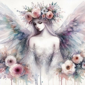 PDF Angel Cross Stitch Pattern Digital Format Cross Stitch pattern, PDF Instant Download.