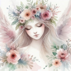 PDF Angel Cross Stitch Pattern Digital Format Cross Stitch pattern, PDF Instant Download.
